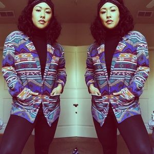 Dope Ass VNTG Aztec Blazer Jacket